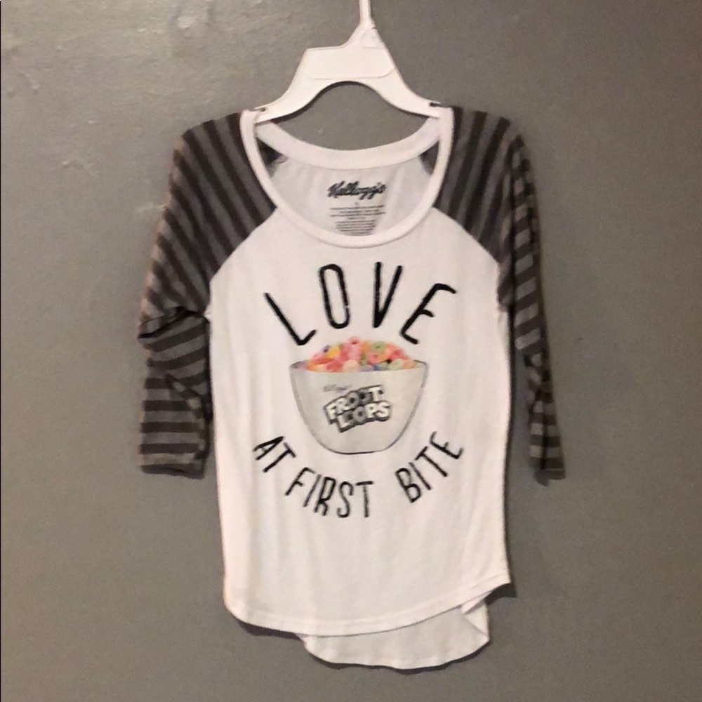 Fruit loops baseball tee